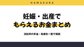 【妊娠・出産でもらえるお金】浜松市の出産関連の手当・助成まとめ